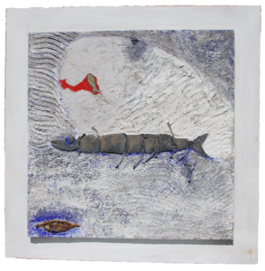 DAS MEER TRÖSTET 79x79cm -sold