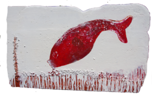 LE POISSON ROUGE 93x60cm -sold