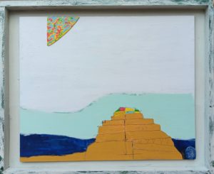 LIZARD POINT #I 80x68cm