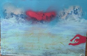 HERE COMES THE SUN 80x50cm -sold